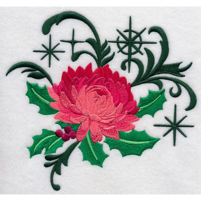 Christmas Chrysanthemum with Echoes