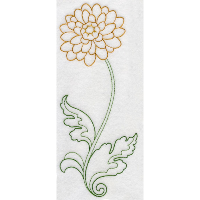 Long Stemmed Chrysanthemum (Vintage)
