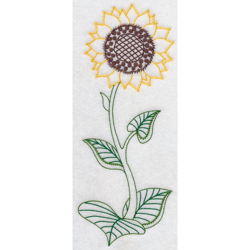 Long Stemmed Sunflower (Vintage)