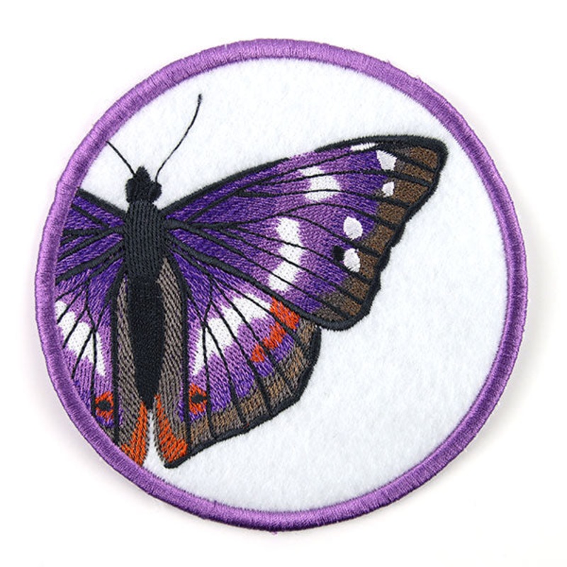 True Beauty Butterfly Coaster – Purple Emperor (In-the-Hoop)