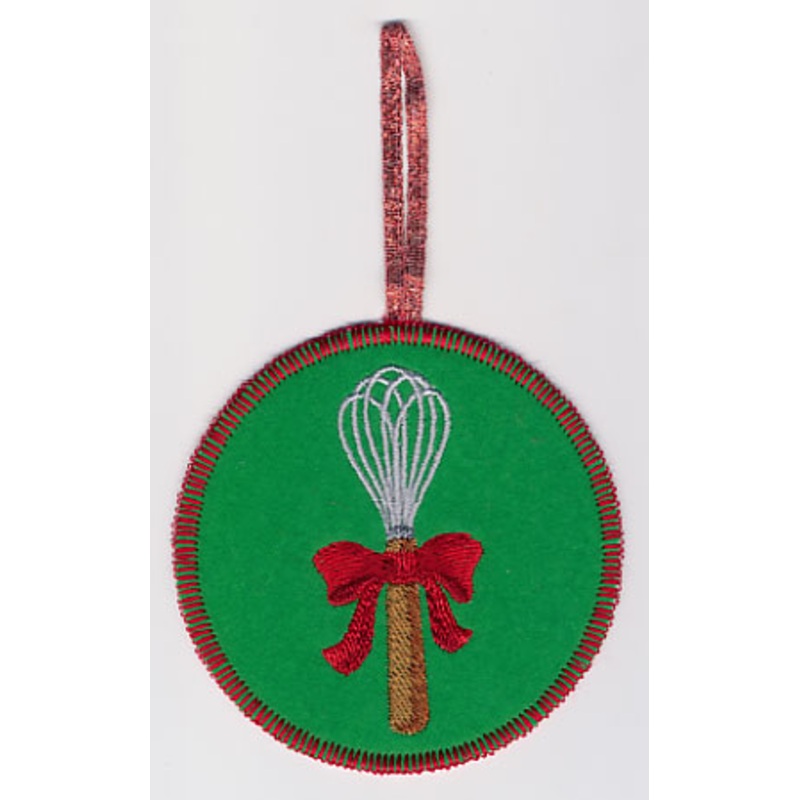 Bake a Little Christmas – Whisk Ornament (In-the-Hoop)