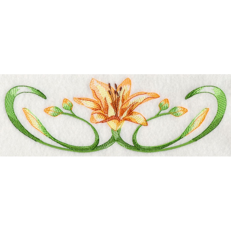 Delicate Daylilies Border 2|3.2″ x 9.38″ / 81.32mm x 238.2mm|2.33″ x 6″ / 59.24mm x 152.4mm|1.32″ x 3.86″ / 33.61mm x 98.12mm|All Sizes