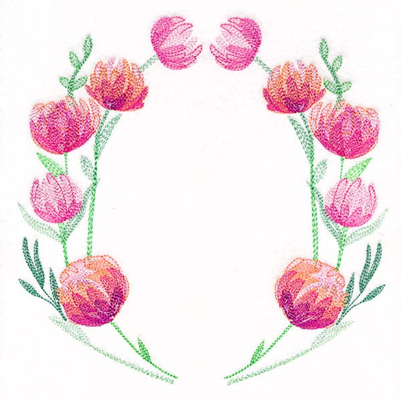 Spring Has Sprung Clover Wreath