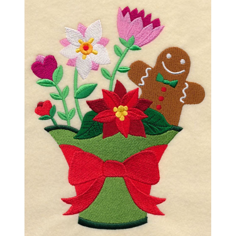 Bouquet of Christmas Spirit – Gingerbread Man