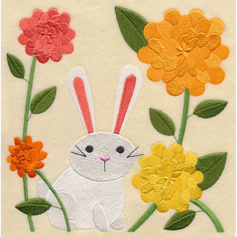 Bunny in Blossoms|7.77″ x 7.8″ / 197.35mm x 198.09mm|6.87″ x 6.9″ / 174.58mm x 175.26mm|5.88″ x 5.9″ / 149.33mm x 149.88mm|4.86″ x 4.87″ / 123.39mm x 123.78mm|3.84″ x 3.86″ / 97.65mm x 97.94mm|All Sizes