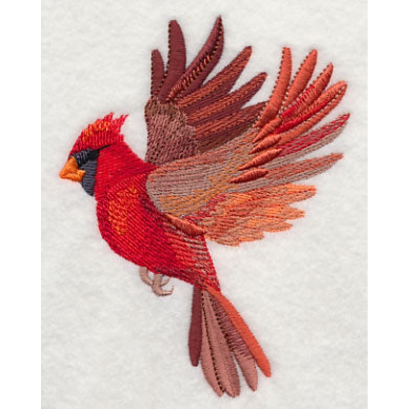 Cardinal Wings Aflutter|5.05″ x 3.87″ / 128.32mm x 98.3mm|3.89″ x 2.98″ / 98.73mm x 75.72mm|All Sizes