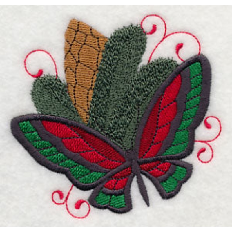 Christmas Butterfly 6|3.75″ x 3.86″ / 95.12mm x 97.92mm|2.43″ x 2.51″ / 61.81mm x 63.72mm|All Sizes