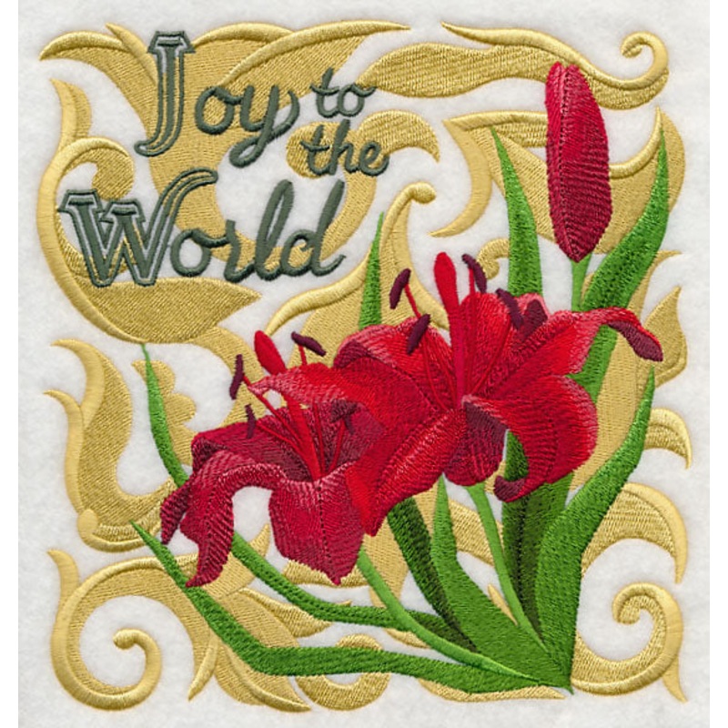 Christmas Spirit Blooms – Scarlet Lilies