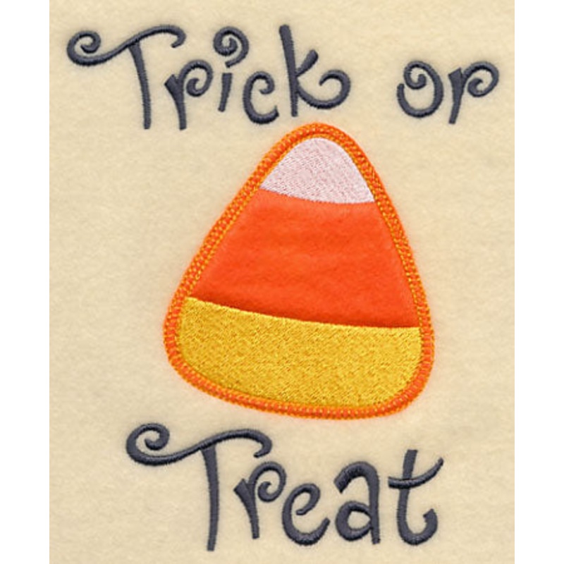 Trick or Treat Candy Corn (Applique)
