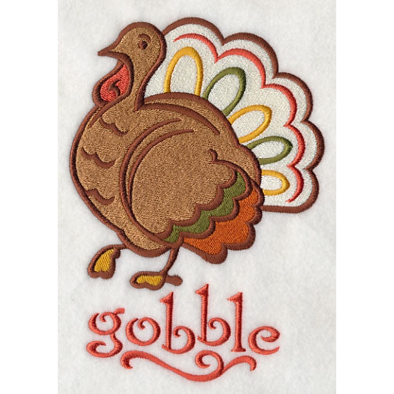 Turkey Gobble|6.85″ x 4.79″ / 173.99mm x 121.67mm|3.85″ x 2.7″ / 97.79mm x 68.58mm|All Sizes