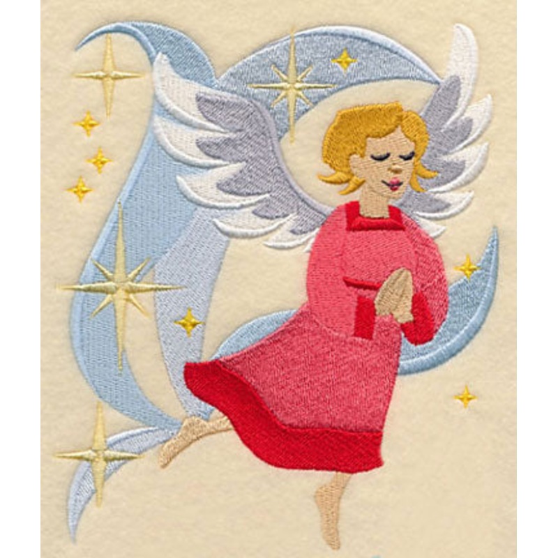 Christmas Blessing – Angel|5.71″ x 4.85″ / 144.96mm x 123.15mm|3.85″ x 3.27″ / 97.74mm x 82.98mm|All Sizes