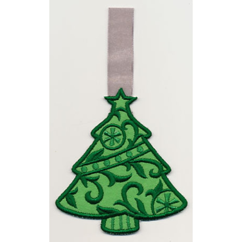 Filigree Christmas Tree Ornament (In-the-Hoop)