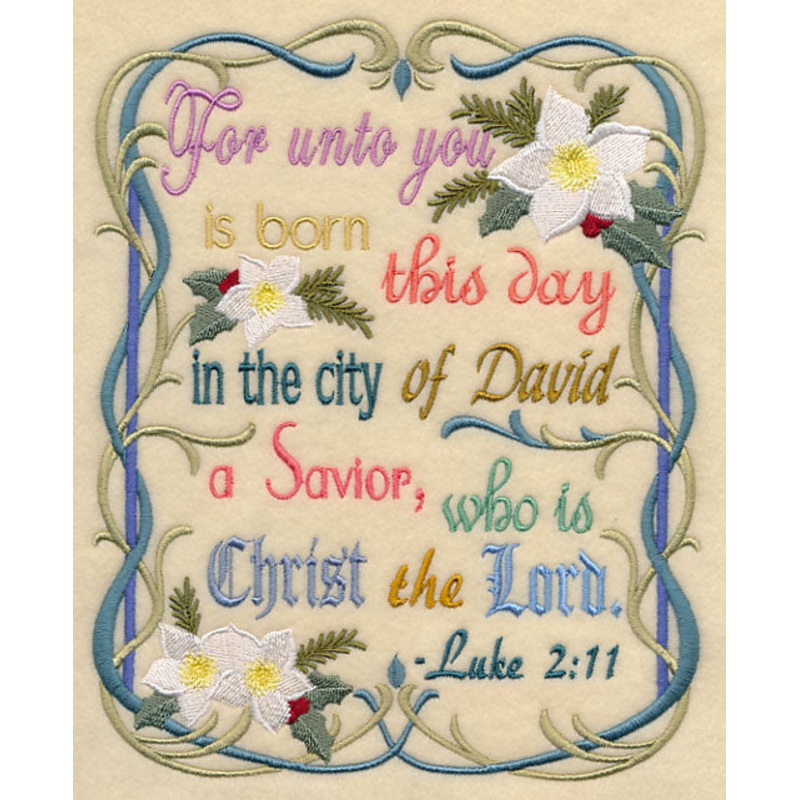 Unto You is Born This Day|8.56″ x 6.9″ / 217.44mm x 175.32mm|7.81″ x 6.3″ / 198.42mm x 159.98mm|7.23″ x 5.83″ / 183.75mm x 148.15mm|6.04″ x 4.87″ / 153.47mm x 123.76mm|All Sizes