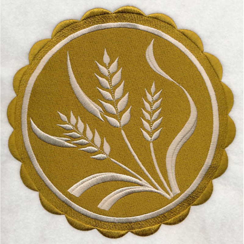 Wheat Stamp|7.78″ x 7.8″ / 197.69mm x 198.19mm|6.89″ x 6.9″ / 174.89mm x 175.33mm|5.86″ x 5.88″ / 148.92mm x 149.3mm|4.79″ x 4.81″ / 121.74mm x 122.05mm|3.85″ x 3.86″ / 97.86mm x 98.12mm|All Sizes