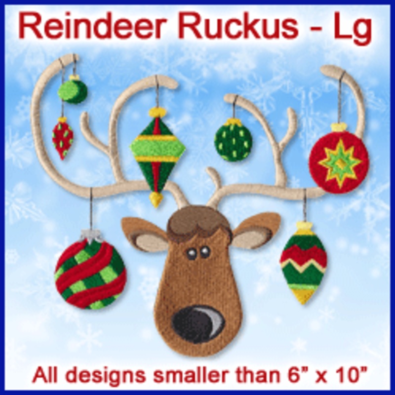 A Reindeer Ruckus Design Pack|7.64″ x 5.86″ / 194.06mm x 148.84mm|6.43″ x 4.86″ / 163.32mm x 123.44mm|3.44″ x 3.87″ / 87.38mm x 98.3mm|All Sizes