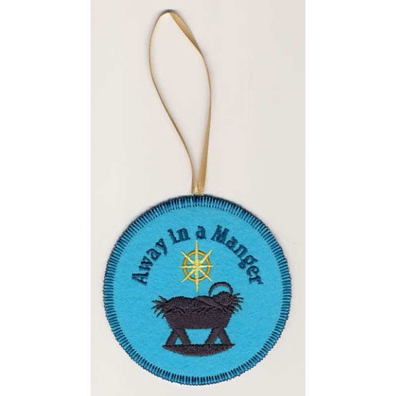 Away in a Manger Ornament (In-the-Hoop)