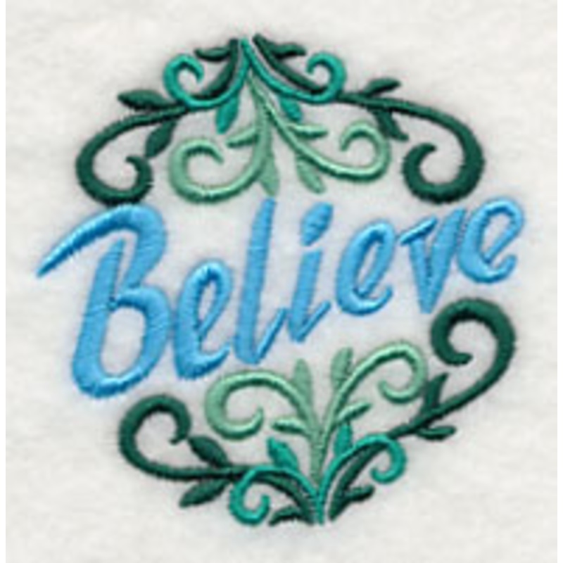 Believe|2.46″ x 2.45″ / 62.4mm x 62.3mm