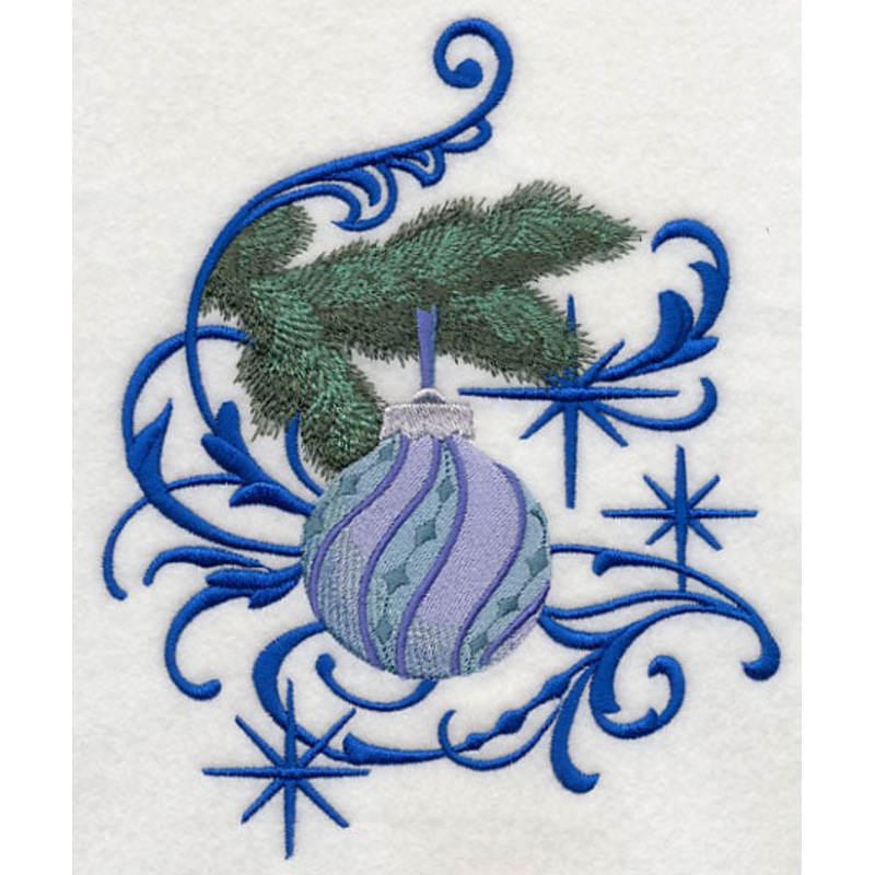 Blue Christmas Ornament and Echo 1