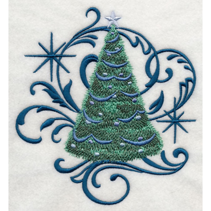 Blue Christmas Tree and Echo|6.44″ x 5.86″ / 163.51mm x 148.86mm|5.34″ x 4.86″ / 135.62mm x 123.46mm|3.86″ x 3.52″ / 98.12mm x 89.31mm|All Sizes