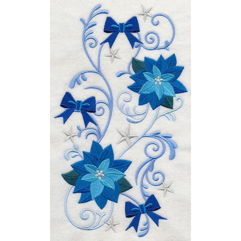Blue Poinsettias and Bows|11.75″ x 6.75″ / 298.48mm x 171.43mm|9.41″ x 5.41″ / 239.05mm x 137.29mm|7.8″ x 4.48″ / 198.15mm x 113.79mm|6.86″ x 3.94″ / 174.27mm x 100.07mm|All Sizes