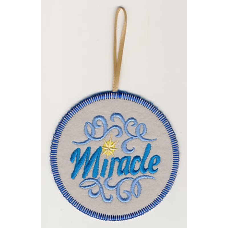 Christmas Miracle Ornament (In-the-Hoop)