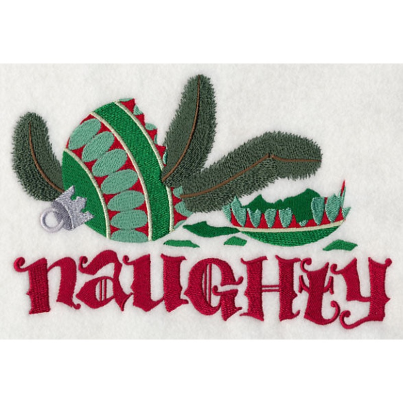 Christmas Ornament – Naughty|5.17″ x 7.81″ / 131.26mm x 198.41mm|4.39″ x 6.63″ / 111.43mm x 168.49mm|2.55″ x 3.89″ / 64.88mm x 98.79mm|All Sizes