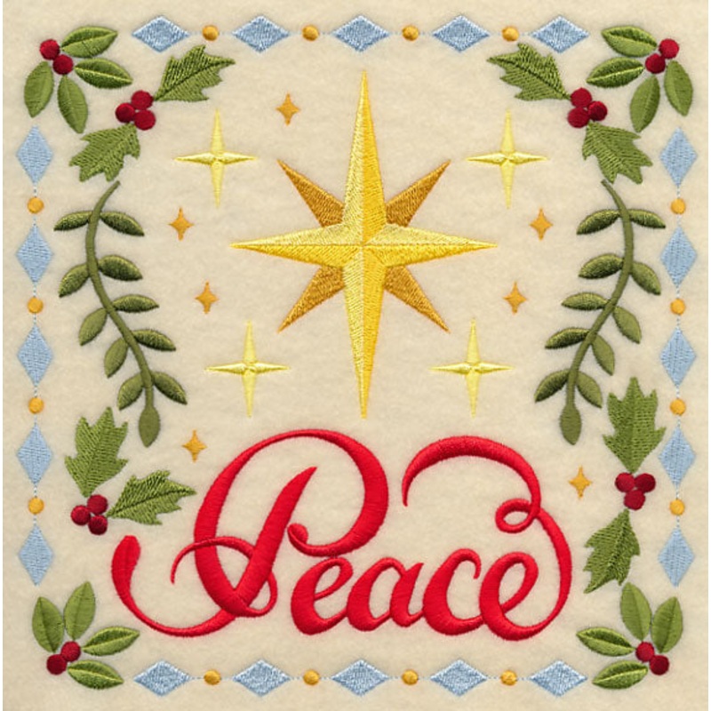 Christmas Peace|7.74″ x 7.79″ / 196.6mm x 197.87mm|6.89″ x 6.93″ / 175.01mm x 176.02mm|5.86″ x 5.89″ / 148.84mm x 149.61mm|4.86″ x 4.89″ / 123.44mm x 124.21mm|3.87″ x 3.89″ / 98.3mm x 98.81mm|All Sizes