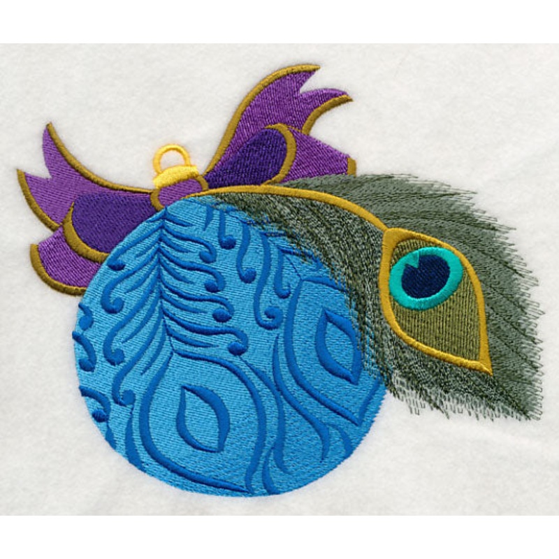 Christmas Peacock Ornament|5.86″ x 7.58″ / 148.83mm x 192.6mm|4.84″ x 6.25″ / 122.85mm x 158.68mm|2.95″ x 3.84″ / 75.01mm x 97.66mm|All Sizes