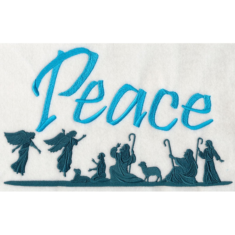 Christmas Wish Silhouette – Peace