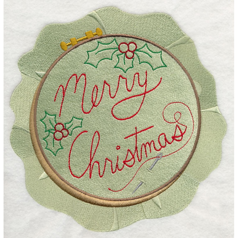 Crafty Christmas Embroidery – Merry