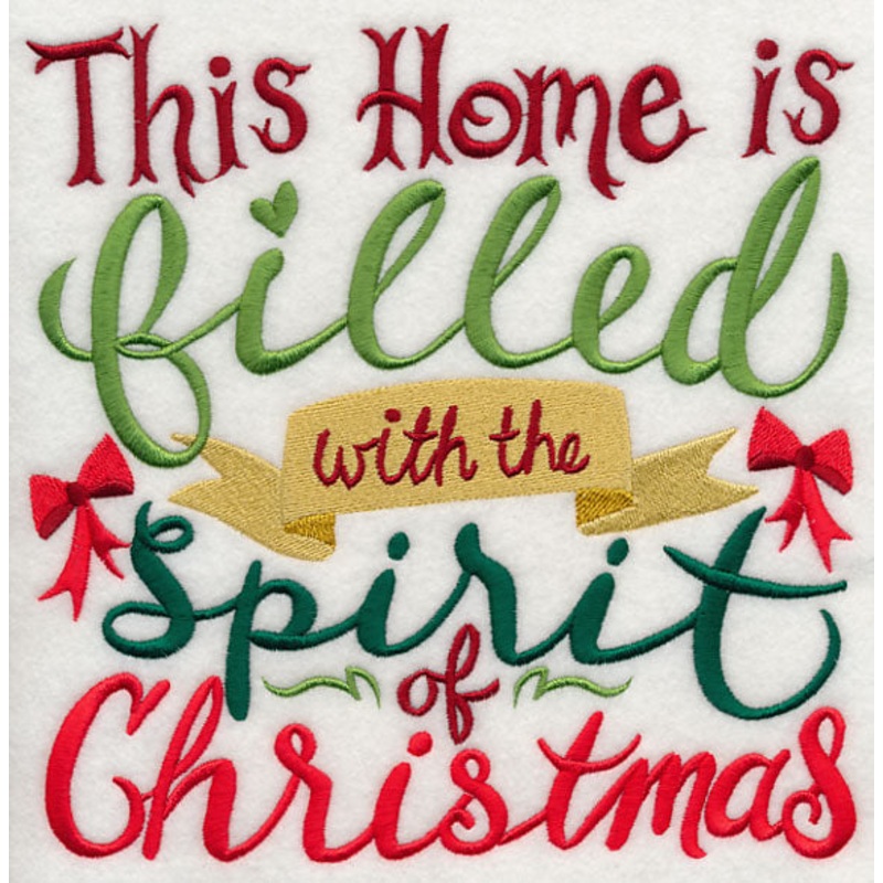 Filled with the Spirit of Christmas