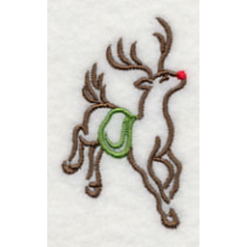Believe in Reindeer|2.51″ x 1.47″ / 63.82mm x 37.33mm