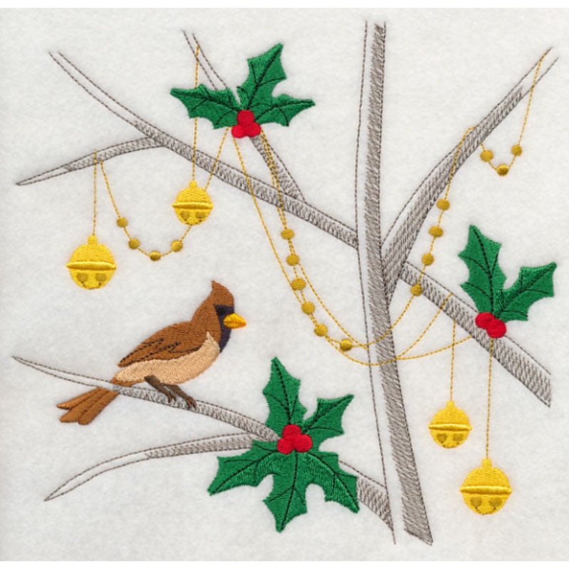 Branching Out with Christmas – Cardinal (Female)