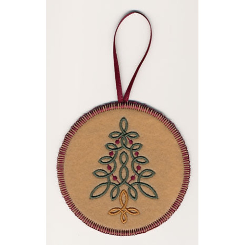 Celtic Tree Ornament (In-the-Hoop)