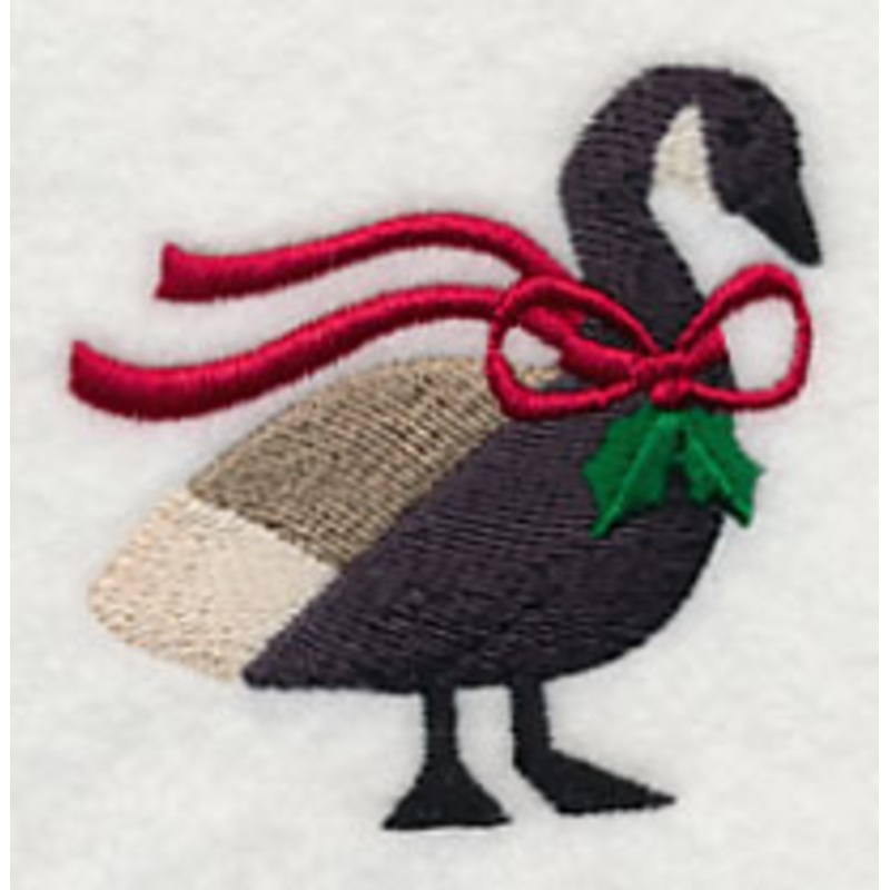 Christmas Goose|2.46″ x 2.51″ / 62.38mm x 63.78mm