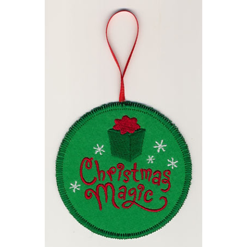 Christmas Magic with Gift Ornament (In-the-Hoop)