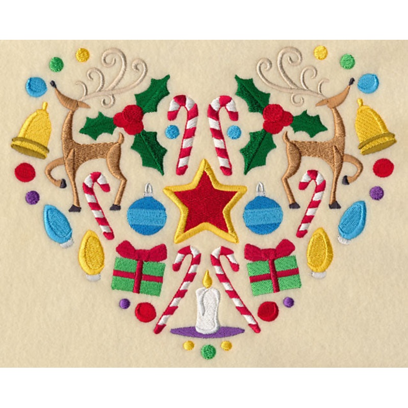 Festive Christmas Heart – Star