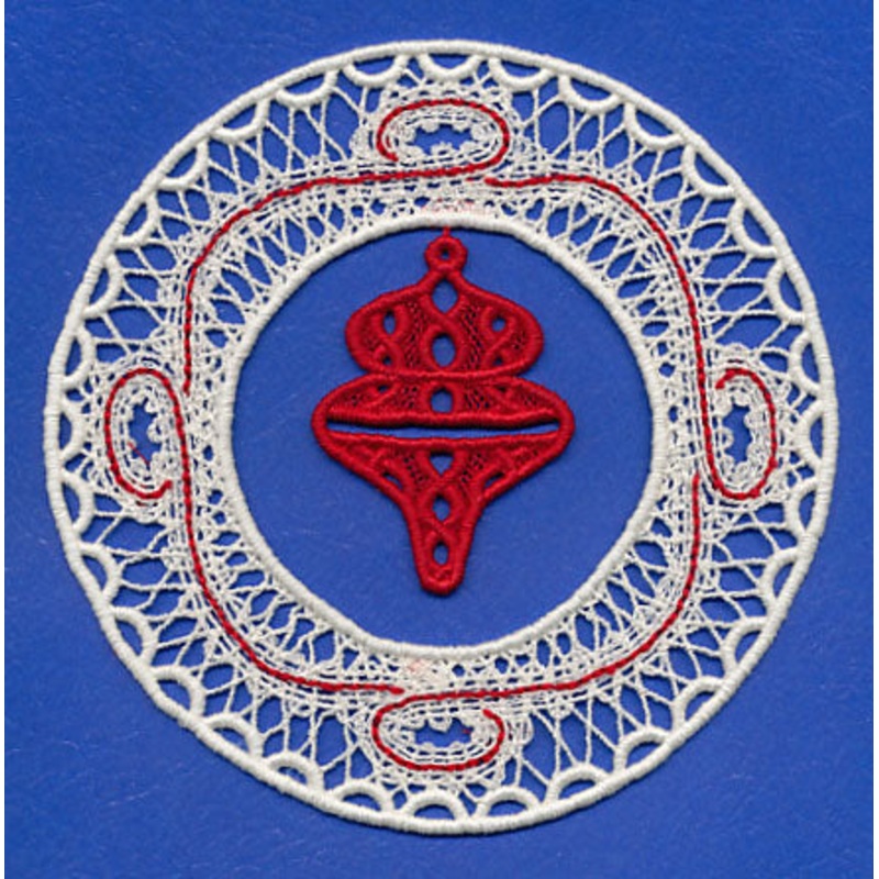 Festive Ornament (Battenburg Lace)
