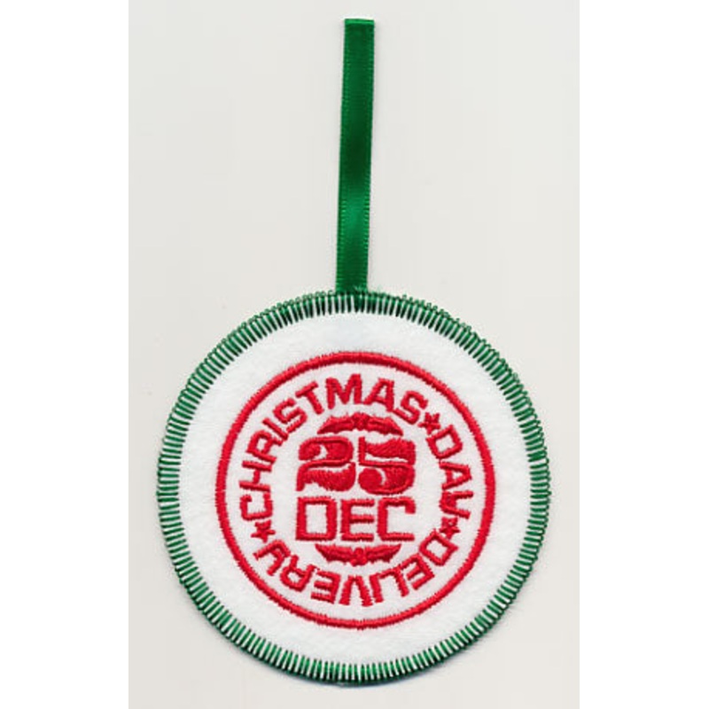 Christmas Day Delivery Ornament (In-the-Hoop)