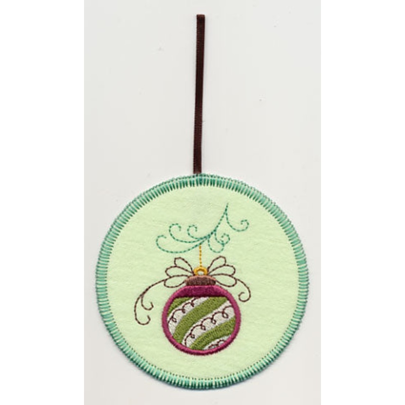 Christmas Whimsy 2 Ornament (In-the-Hoop)