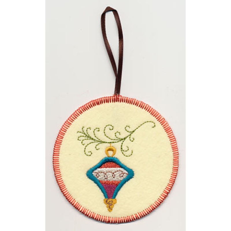 Christmas Whimsy 3 Ornament (In-the-Hoop)