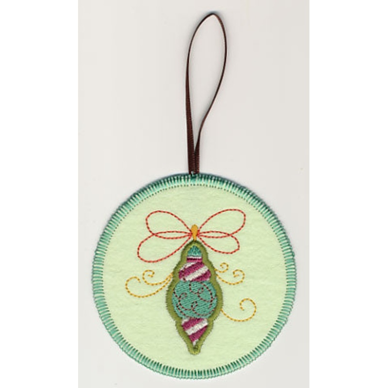 Christmas Whimsy 4 Ornament (In-the-Hoop)