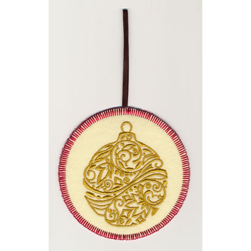 Christmas Whimsy 4 Season’s Greetings Ornament (In-the-Hoop)