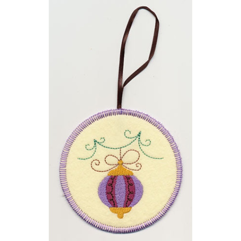 Christmas Whimsy 5 Ornament (In-the-Hoop)