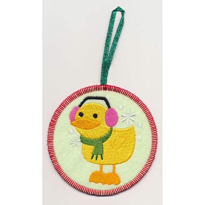 Denny Duck Ornament (In-the-Hoop)