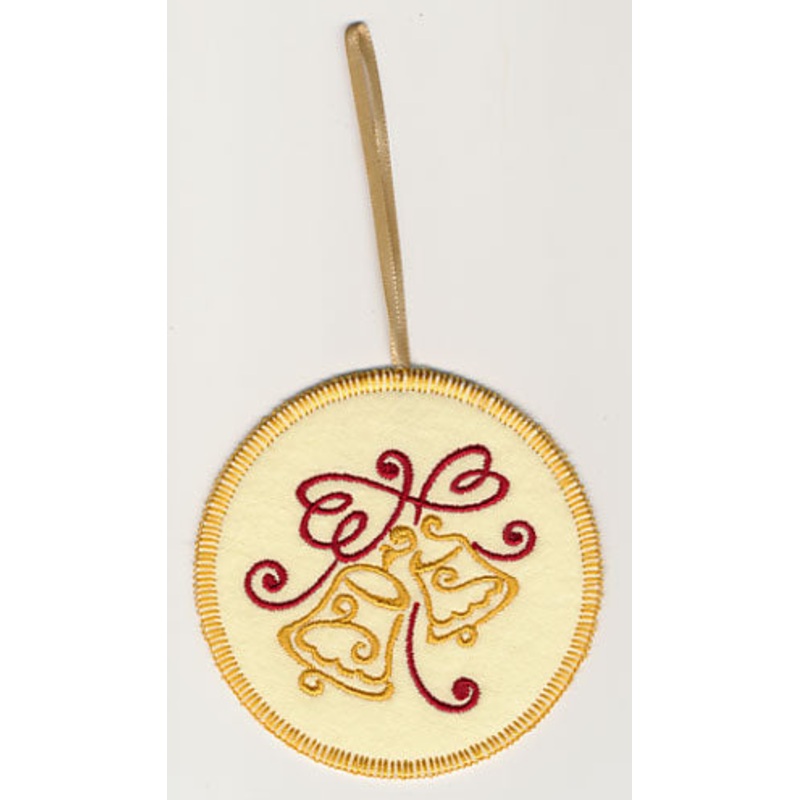 Fa La La Filigree Bells Ornament (In-the-Hoop)