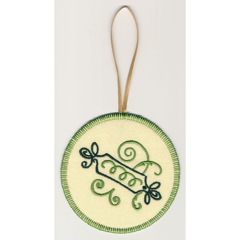 Fa La La Filigree Gift 2 Ornament (In-the-Hoop)