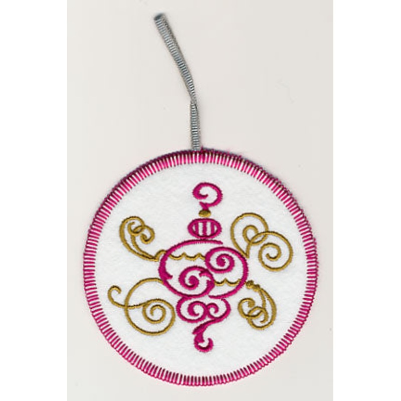 Fa La La Filigree Ornament 5 (In-the-Hoop)
