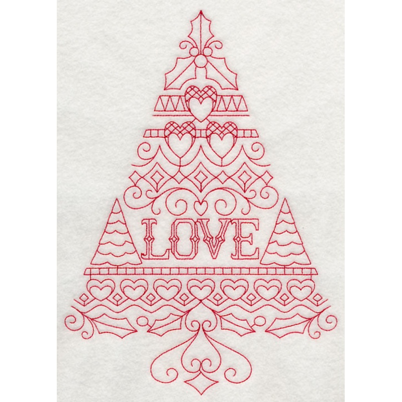 Love Christmas Tree (Redwork)|9.67″ x 6.9″ / 245.58mm x 175.22mm|8.2″ x 5.85″ / 208.18mm x 148.54mm|7.8″ x 5.57″ / 198.12mm x 141.37mm|6.8″ x 4.85″ / 172.6mm x 123.15mm|All Sizes