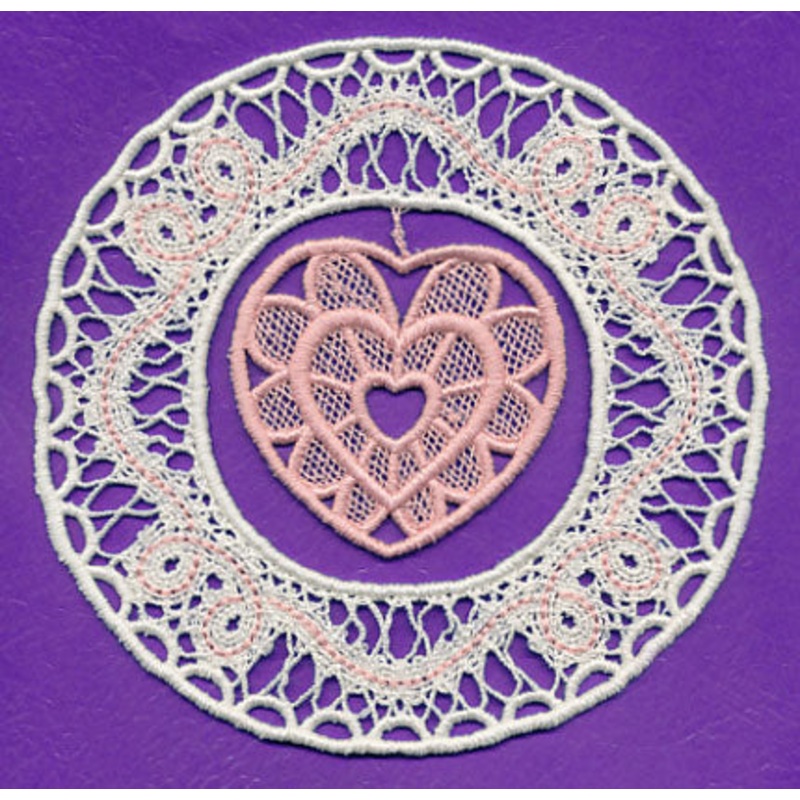 Delicate Heart (Battenburg Lace)